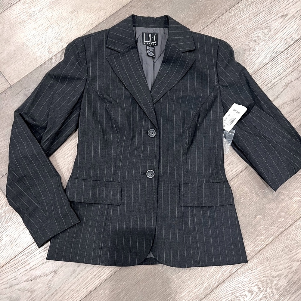 BNWT INC pinstripe blazer